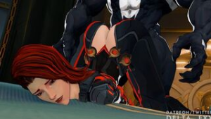 Black Widow Ambushed By Venom [delta_fxx] - ﻿3D animation on Crohasit