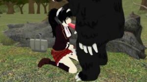 Blake and Ursa - Rwby animation on Crohasit