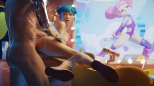Blue Moon Cyberpunk 2077 [Rescraft] - ﻿3D animation on Crohasit