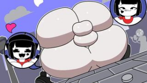 Bonbon and chuchu public perfomance - 2D animation on Crohasit
