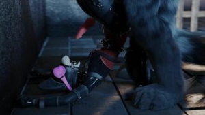 Bondage Furry - ﻿3D animation on Crohasit