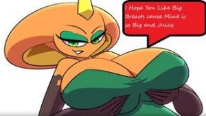 Brall has Big Tits - 2D animation on Crohasit