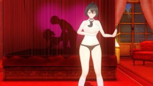 Bremerton & Baltimore NTR Silhouette sex+dance – LUVORATORRRRRY! (serummd) - Azur Lane animation on Crohasit