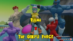 Bulma and the Ginyu Force – SuperSwineNSFW - ﻿3D animation on Crohasit
