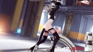 Calibrating 2B – Dildo Fucking Machine – Tiaz-3dx - Nier Automata animation on Crohasit