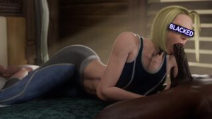 Cammy White BJ, Blacked - ﻿3D animation on Crohasit