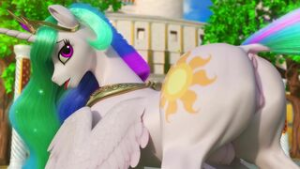 Celestia Ass Tease Extended [Clopician] - ﻿3D animation on Crohasit