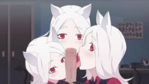 Cerberus [Kamuo] - helltaker animation on Crohasit