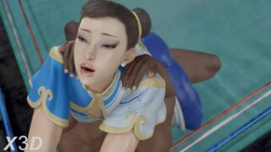 Chun-Li Gym Workout [Blacked][X3D][4K] - ﻿3D animation on Crohasit