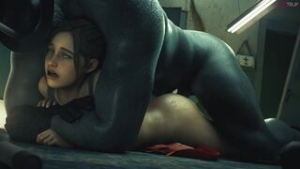 Claire & Ada vs X man (Quickdrop edits) - Resident Evil animation on Crohasit