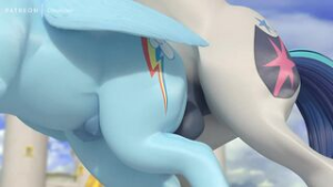 Clopician – Rainbow Dash Gets Fucked By Shining Armor - ﻿3D animation on Crohasit