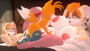 Cream and Vanilla Cumpilation (Sonic The Hedgehog) - ﻿3D animation on Crohasit