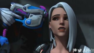 D.Va Surprises Ashe [Aphy3d] - ﻿3D animation on Crohasit