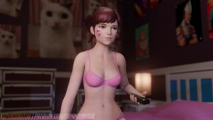 D.Va’s Remote [Expandinator] - ﻿3D animation on Crohasit