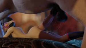 D.va Horse Academy Nude [TheBartender] - ﻿3D animation on Crohasit