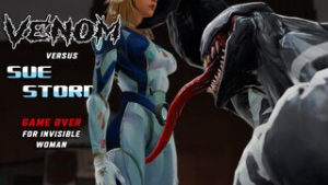 Defeated Heal Slut abused by Venom - ﻿3D animation on Crohasit