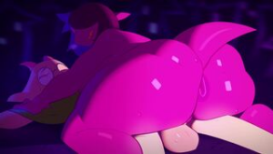 Deltarune Susie x Ralsei cowgirl sex - ﻿3D animation on Crohasit