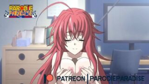 [Desto] – Rias Gremory – Every Paizuri scene - High School DxD animation on Crohasit