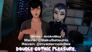 Double Gothic Pleasure [White][AniAniBoy][4K60FPS] - ﻿3D animation on Crohasit