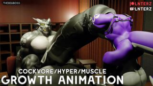 Dragon – Cock Vore Muscle Hyper Growth (Cock Vore) - ﻿3D animation on Crohasit