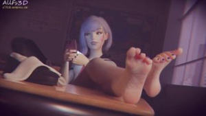 Dva foot fetish - ﻿3D animation on Crohasit
