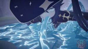 [DysonMMD] Mona trapped by slime part 2 - ﻿3D animation on Crohasit