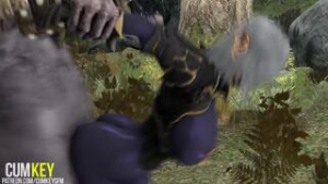 Elf Sitting on the Wrong Mushroom - ﻿3D animation on Crohasit