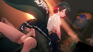 Ellen Joe After School (Uncensored) [DoriDoriko] - ﻿3D animation on Crohasit