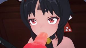 Ellen Joe X NekoMata under the bar Sloppy - ﻿3D animation on Crohasit