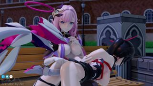 Ely’s lil Thunder Toy - honkai gakuen animation on Crohasit