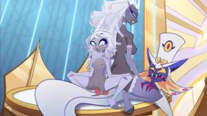 Emily, Sera and Sir Pentious [Shin-Non, DInside97 and MellrouzSB] - Hazbin Hotel animation on Crohasit