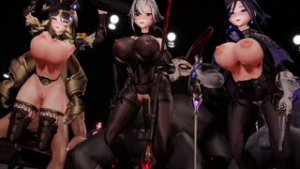 Fontaine Duel WIP 1-4 - Genshin Impact animation on Crohasit