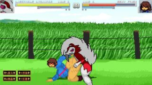 Frisk from undertale gets banged by various pokemons - Mugen animation on Crohasit