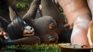 Full Moon[BabyMoonart] [full voice] [4k 60fps] - ﻿3D animation on Crohasit