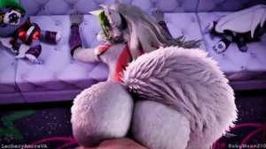 Furry Roxanne with voice - ﻿3D animation on Crohasit