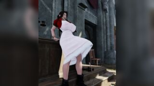 Futa Aerith cums - Final Fantasy animation on Crohasit