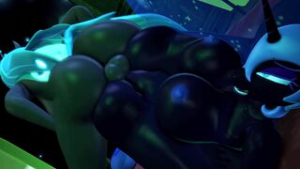Futa Chrysalis X Nightmare Moon [Hentype] - ﻿3D animation on Crohasit