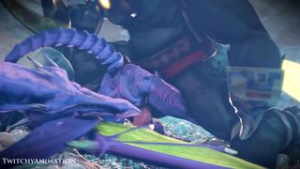 Ganondorf Metroid Ridley crossover - ﻿3D animation on Crohasit