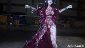 Genshin Lauma tentacled - ﻿3D animation on Crohasit