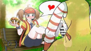 Girl from McDonald’s give a nice footjob for the sauce of burger - McDonalds animation on Crohasit