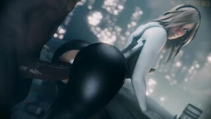 Gwen Stacy rooftop fun (black, with sound) [Polished Jade Bell] - Marvel animation on Crohasit