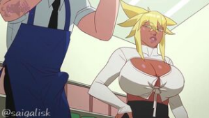 Halibel needs some avocado oil - Bleach animation on Crohasit