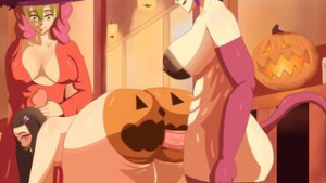 Halloween Nezuko e shinobu fuck. - Kimetsu no Yaiba animation on Crohasit