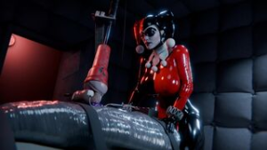 Harley milking a bozo while sitting their face [4K] - Batman animation on Crohasit