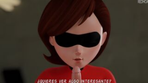Helen Parr – Blowjob (Sub español) Nekobot - ﻿3D animation on Crohasit