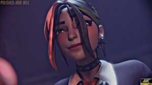 Helsie Is Hungry [White][Polished-Jade-Bell][4K] - ﻿3D animation on Crohasit