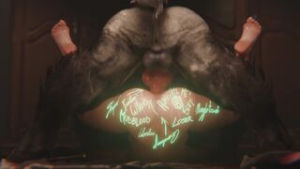 Hermione & Werewolf [Bodywritings + Cum Covered] [Zmsfm] - ﻿3D animation on Crohasit