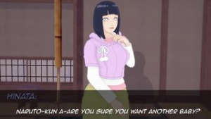 Hinata making another baby - ﻿3D animation on Crohasit