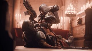 Holy Sister is removing corruption - Warhammer animation on Crohasit