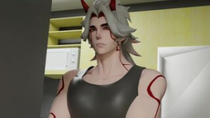 [Hooinyz] Itto x Gorou - ﻿3D animation on Crohasit